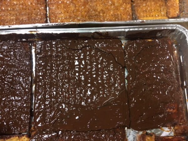 Chocolate Caramel Matzoh Crunch